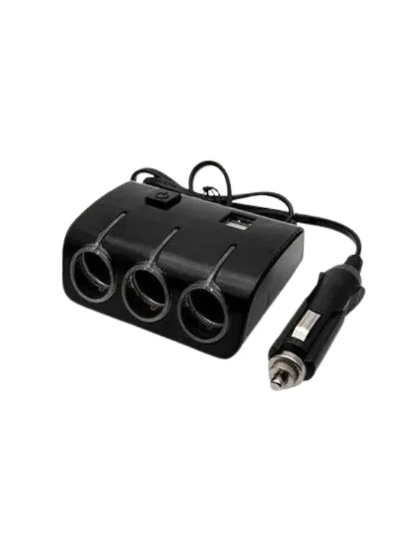 مشترك ولاعة العربية 3 مخرج + 2 USB