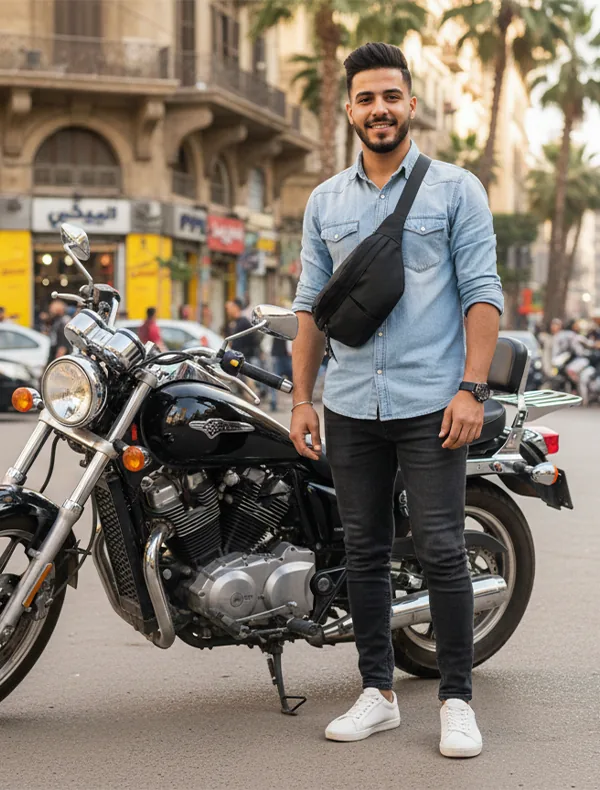 شنطة كروس وتربروف 3 سوستة