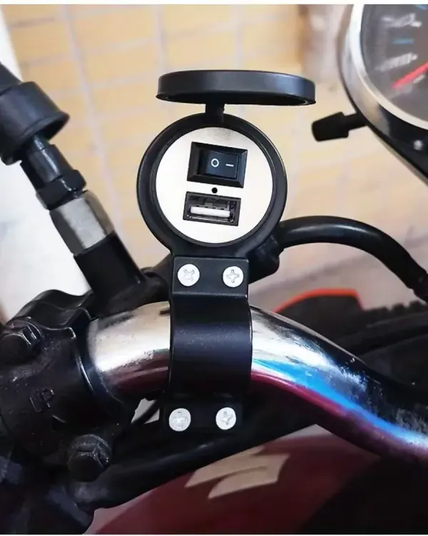 شاحن USB للموتوسيكل